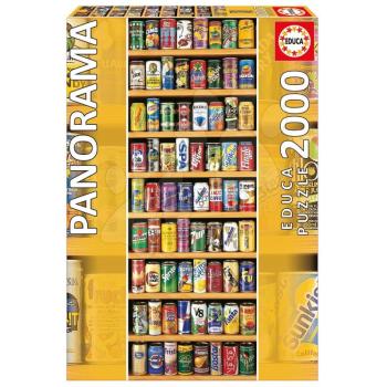 Educa Puzzle Panorama Soft Cans 2000 db 11053 színes kép