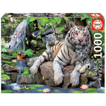 Educa Puzzle Tigris kis tigrisekkel 1000 db 14808 színes kép