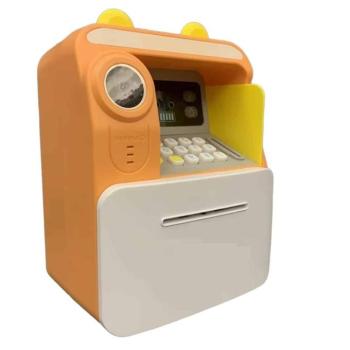 Elektromos ATM pénzpersely gyerekeknek – automatikus bankjegy és érmegyűjtő (BBJ) kép