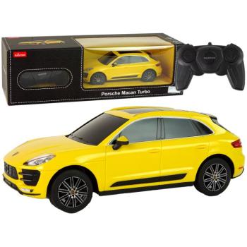 Elektromos autó R/C Porsche Macan Turbo 1:24 Rastar élénk sárga színben kép