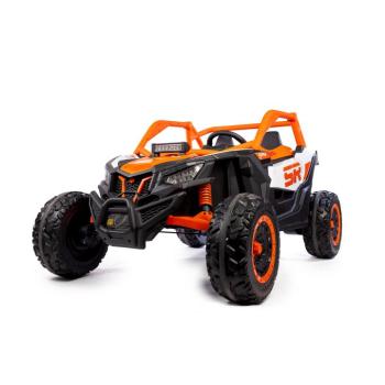 Elektromos játékautó Buggy Bumper 66 narancssárga | 24V | 4x200W | ÉVA | LED | 2,4 GHz | Öko bőr