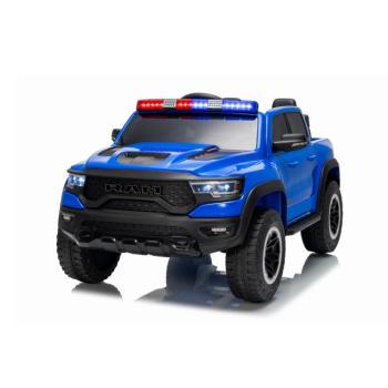 Elektromos kisautó Dodge Ram kék, villogóval 4x4 | 12V10Ah kép