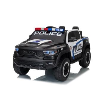 Elektromos kisautó Dodge Ram rendőrautó villogóval 4x4 | 12V10Ah kép