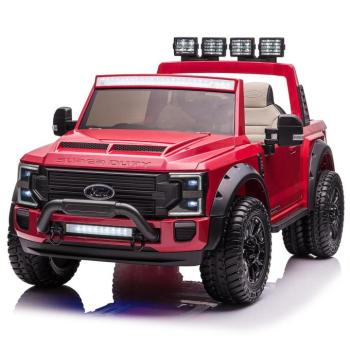 Elektromos kisautó Ford Super Duty 4x4 24V 14Ah piros kép