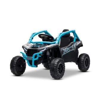 Elektromos kisautó Kawasaki TERYX KRX 1000 12V, kék, egyszemélyes, hátsó felfüggesztés kép