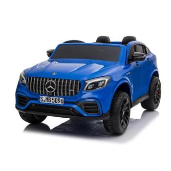 Elektromos kisautó Mercedes-Benz GLC 63S 4x4 kétüléses kékre festve kép