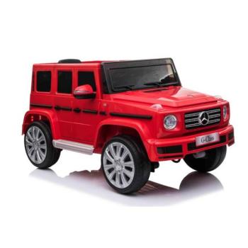 Elektromos kisautó Mercedes G500 12V, piros, 2,4 GHz távirányító, USB / SD Bemenet, kép