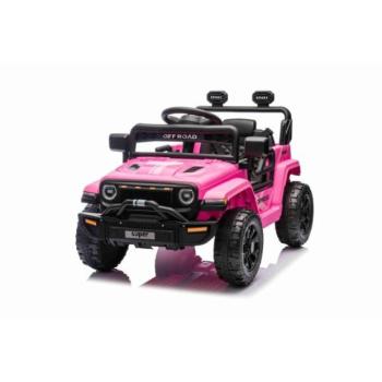 Elektromos kisautó OFFROAD NEW hátsókerék-meghajtással, rózsaszín, Lítium akkumulátor