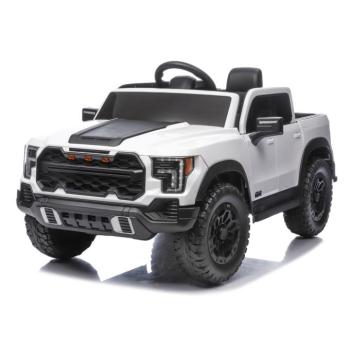 Elektromos kisautó Pickup P4 12V 4x4 fehér kép