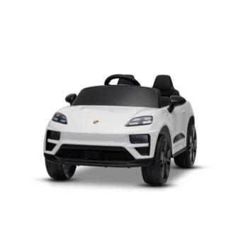 Elektromos kisautó Porsche Macan 12V hátsókerék-meghajtással és licenccel (Egyszemélyes),