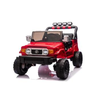 Elektromos kisautó Toyota FJ Cruiser XXL 4x4 hajtással, licencelt (Kétszemélyes), piros kép