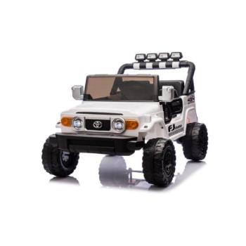 Elektromos kisautó Toyota FJ Cruiser XXL 4x4 meghajtással, licencelt (Kétszemélyes), fehér, kép