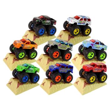 Elektromos Monster Truck Big Foot gumiabroncsokkal és csúszdával kép