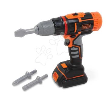Elektronikus fúrógép Black&Decker Electrical Drill Smoby fénnyel és 2 fúrószárral kép