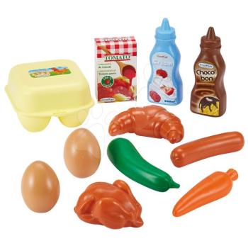Élelmiszerek hálóban Food Net Écoiffier csibével és tojásokkal 11 drb 18 hó-tól kép