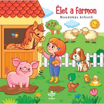 Élet a farmon – Mondókás kifestő kép