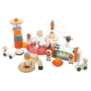 Élet a Marson fa készlet Life On Mars Tender Leaf Toys város az űrhajósoknak 16 darabos készlet kép