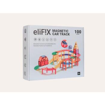 EliFix mágneses építőjáték - autópálya 100 db kép
