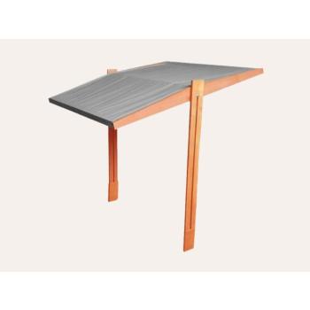 ELIS DESIGN Impregnált ÁRNYÉKOLÓ A 140x140 cm-es homokozóhoz tető színe: Szürke kép