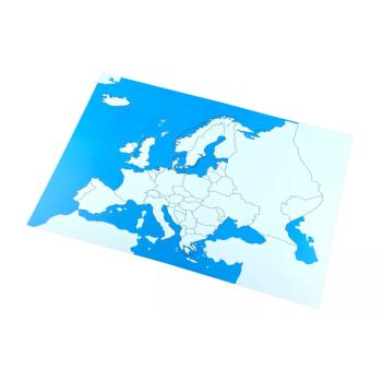 Ellenőrző térkép - Európa Új - feliratok nélkül kép