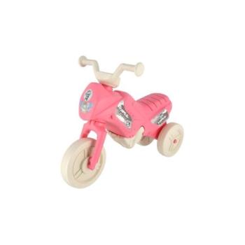 Enduro Yupee futóbicikli pasztell rózsaszín kicsi ülésmagasság 26cm teherbírás 25kg-ig