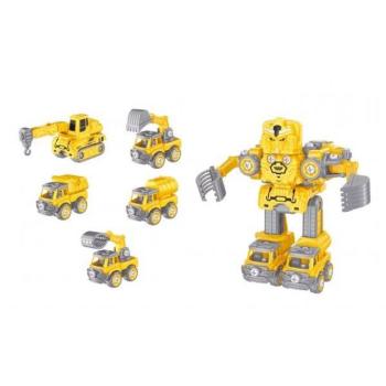 Építő csavarozó autorobot 5 az 1-ben 21 cm