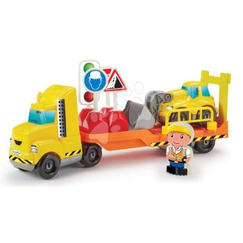 Építőjáték jármű építész Abrick Building Site Truck Écoiffier figura és 2 jármű 18 hó-tól kép