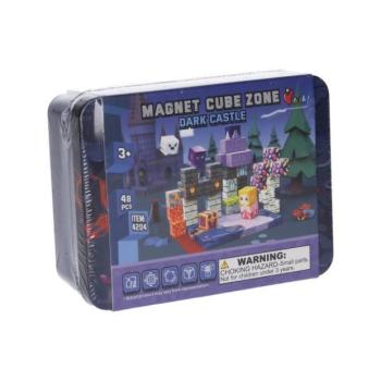 Építőkészlet Magnet Cube Zone - Dark Castle 48 darab kép