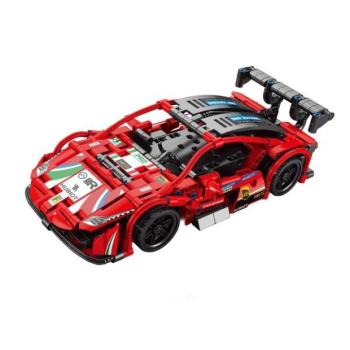 Építőkészlet Piros RC autó távirányítóval 26 cm kép