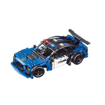 Építőkészlet Rendőrautó RC távirányítós 24,5 cm kép