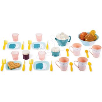 Étkészlet tárolódobozban Breakfast Box Vert Azur Écoiffier édességgel 35 darabos 18 hó-tól kép