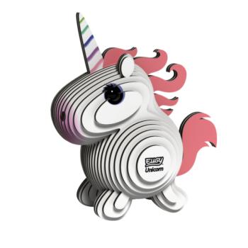 EUGY Egyszarvú 3D karton kirakó kép