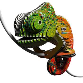 EUGY Kaméleon 3D karton puzzle kép