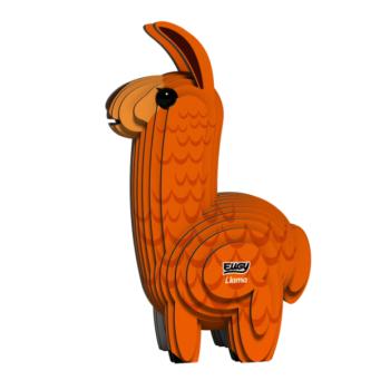 EUGY Lama 3D karton puzzle kép