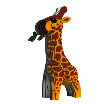EUGY Zsiráf 3D karton puzzle kép