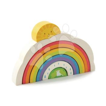 Fa alagút szivárványból Rainbow Tunnel Tender Leaf Toys 7 darabos kirakós 18 hó-tól kép