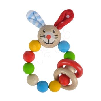 Fa csörgő Rabbit Baby Eichhorn nyuszi golyókkal 3 hó-tól kép