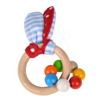 Fa csörgő Toy with Ears Baby Eichhorn fülekkel és golyókkal 3 hó-tól kép