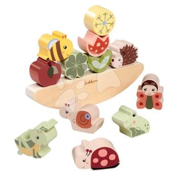 Fa egyensúlyozó állatkák Balance Game Eichhorn 13 részes 20 cm 3 évtől kép
