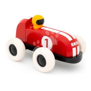 Fa építőjáték Versenyautó Magnetic Race Car BRIO 5 mágneses résszel 12 hó-tól  kép