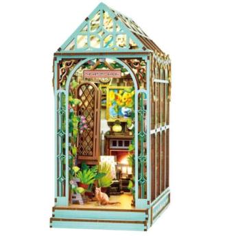 Fa építőkészlet télikert fénnyel, 255 db | Woodworks