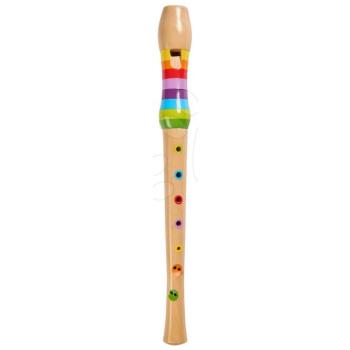 Fa fuvola Music Wooden-Flute Eichhorn füzet 3 dallal 4 évtől kép