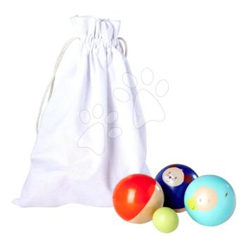 Fa golyójáték Boccia Outdoor Eichhorn 8 labdával kép