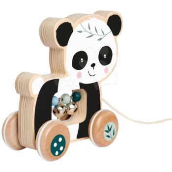 Fa húzható állatka Push along Animal Eichhorn csengettyűkkel panda majmocska 12 hó-tól kép