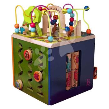 Fa interaktív kocka Zany Zoo B-Toys tevékenységekkel 12 hó-tól kép