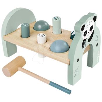 Fa kalapálós játék Hammering Bench Eichhorn kalapáccsal 2 labdácskával és 4 hengerrel 12 hó-tól kép