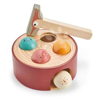 Fa kalapálós játék Woodpecker Game Tender Leaf Toys kalapáccsal és 4 labdával 18 hó-tól kép