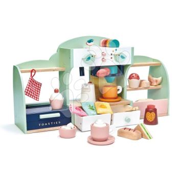 Fa kávézó Madárfészek Bird's Nest Café Tender Leaf Toys kidolgozott kiegészítőkkel és matricákkal kép