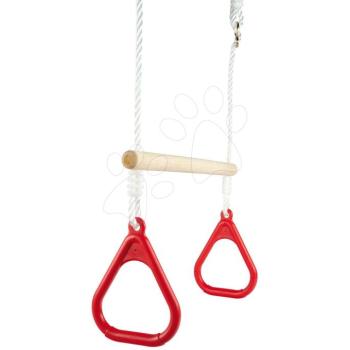 Fa keresztléc és edzőgyűrűk Outdoor Gym-Set 2in1 Eichhorn magasságilag állitható 110-160 cm teherbirás 60 kg