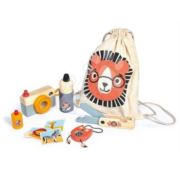 Fa készlet kirándulásra Safari Adventure Tender Leaf Toys fényképezőgéppel iránytűvel és kiegészítőkkel táskában kép